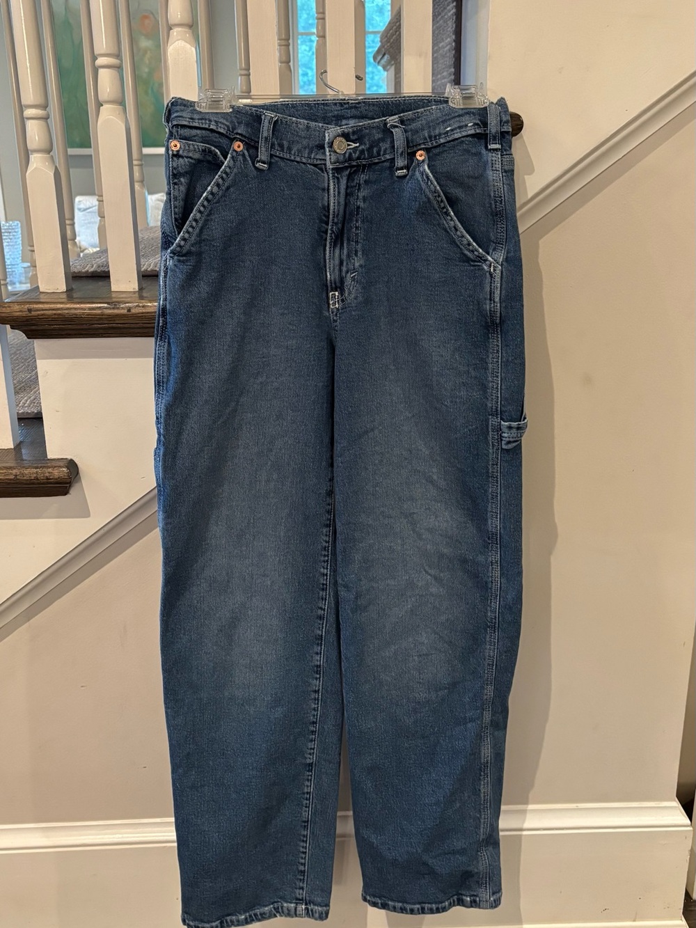 GAP Women’s Carpenter Jeans - Dark Blue Wash
